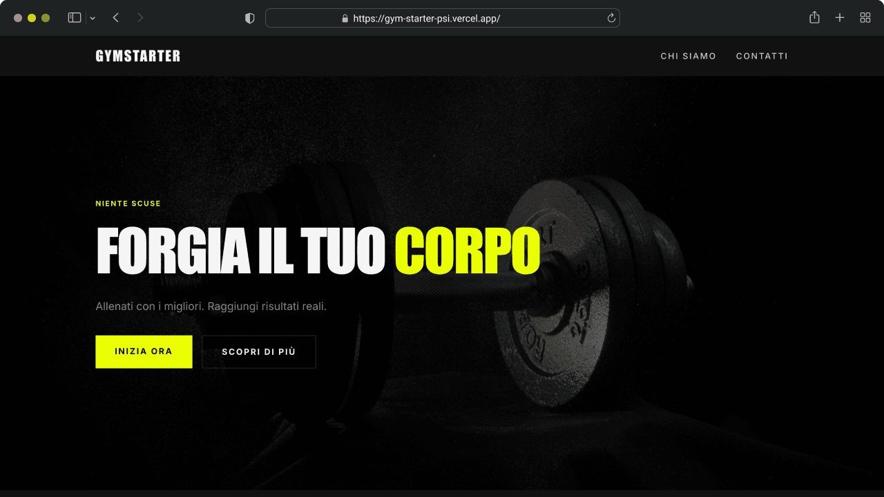 Gym Starter